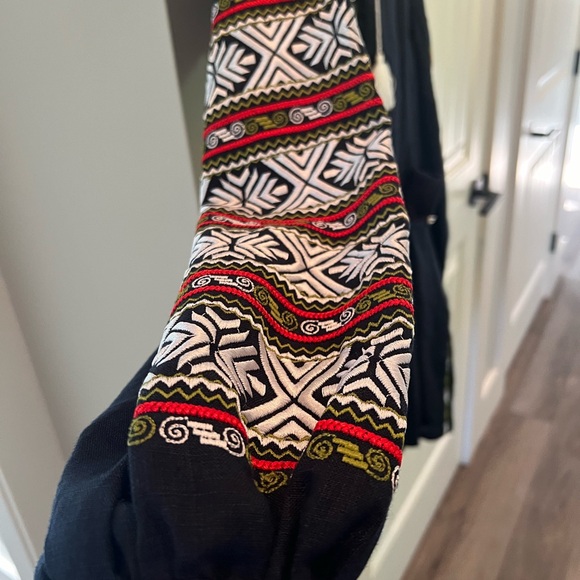 NEW  100% Linen, Vyshyta Boho Dress - Slavic traditional embroidered detailing 💙 - Picture 7 of 9